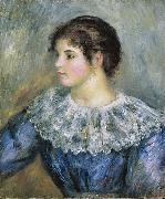 Bust Portrait of a Young Woman Auguste renoir